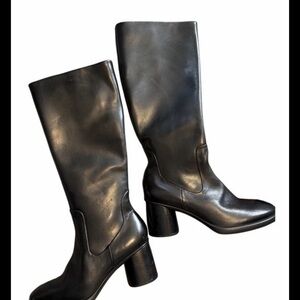 ECCO Women's ECCO Sculpted LX 55 Tall  Leather Black Size 10 Read Details